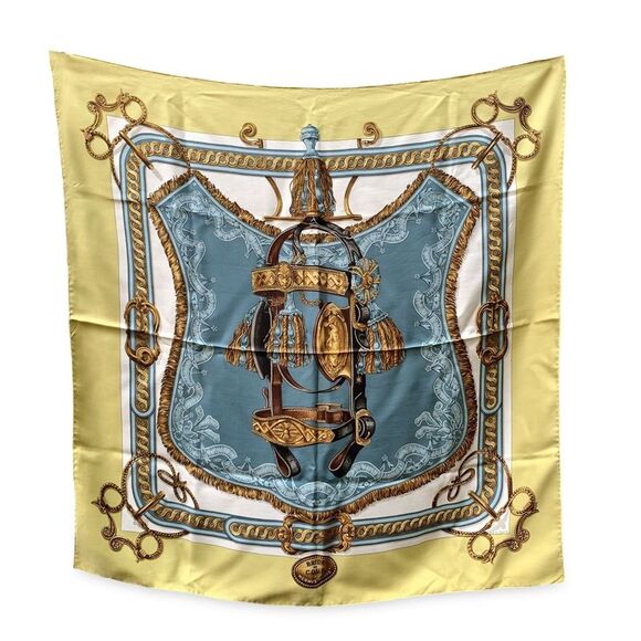 Hermes Vintage Silk Scarf Carre 90
